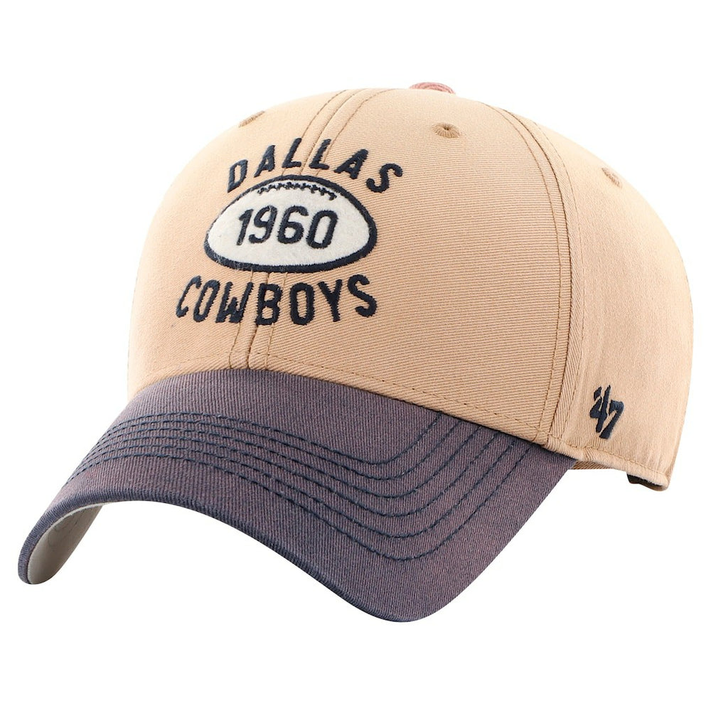 Dallas Cowboys '47 Dusted Ailene MVP Adjustable Hat - Tan/Navy online