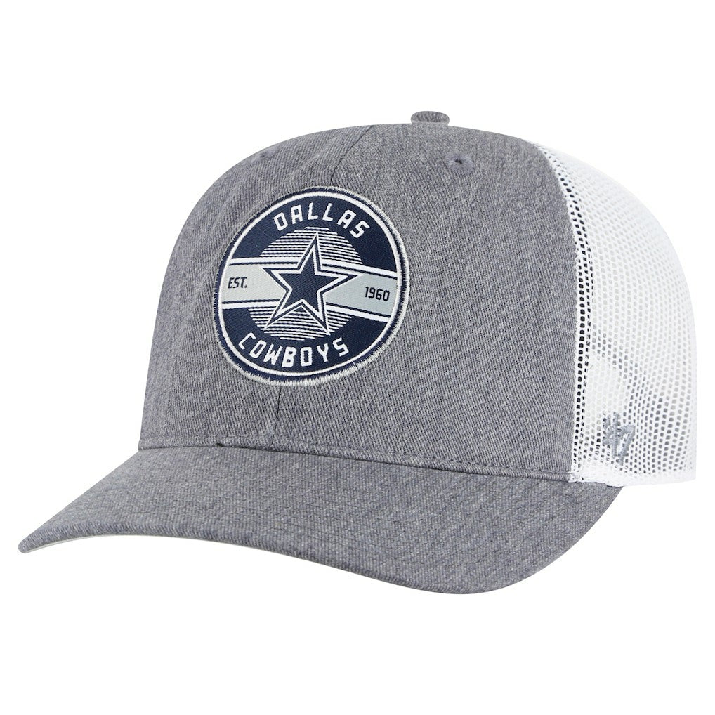 Dallas Cowboys '47 Hash Mark Trucker Adjustable Hat - Heather Gray cheap
