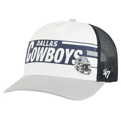 Dallas Cowboys '47 Stack Line Hitch Trucker Adjustable Hat - White/Gray sale