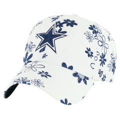 Dallas Cowboys '47 Girls Youth Daisy Delight Clean Up Adjustable Hat - White discount
