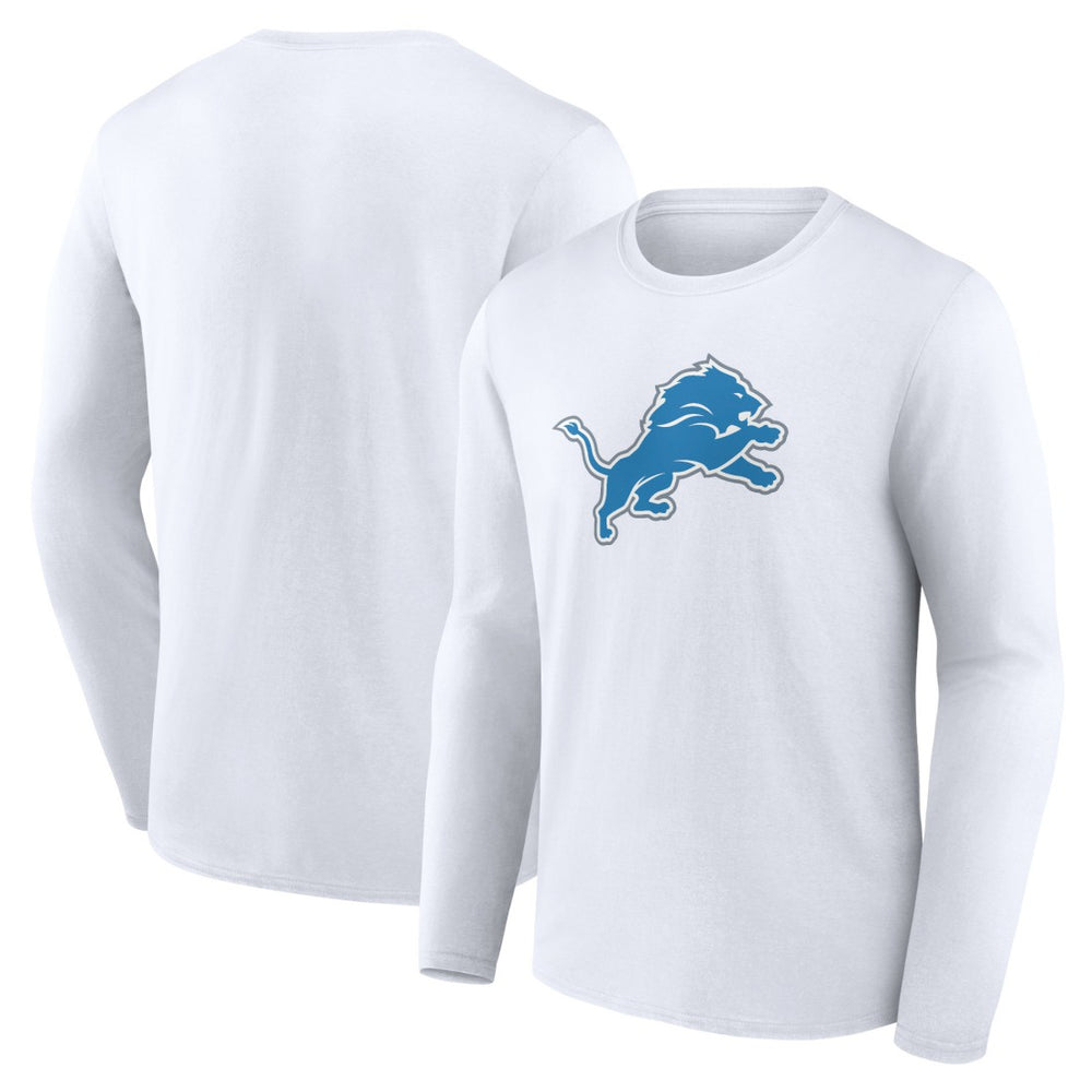 Detroit Lions Primary Logo Long Sleeve T-Shirt - White sale