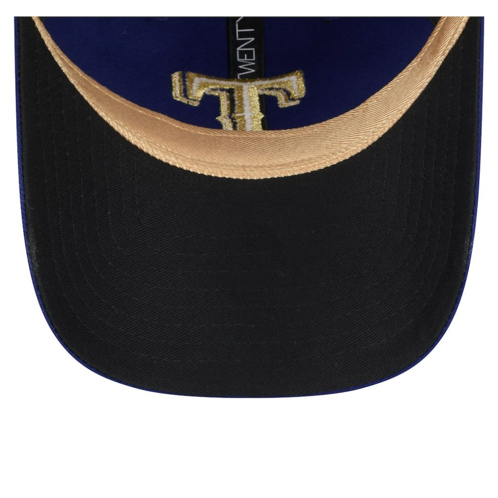 Texas Rangers 2024 Gold Collection 9TWENTY Adjustable Hat - Royal | New Era