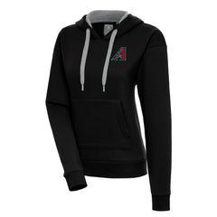 Arizona Diamondbacks Antigua Women's  Victory Pullover Hoodie - Black
