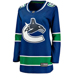 Vancouver Canucks Fanatics Women's Premier Breakaway Jersey Blue