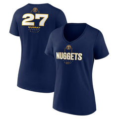 Jamal Murray Denver Nuggets Women's Behind The Back Name & Number V-Neck T-Shirt sale - Navy discount
