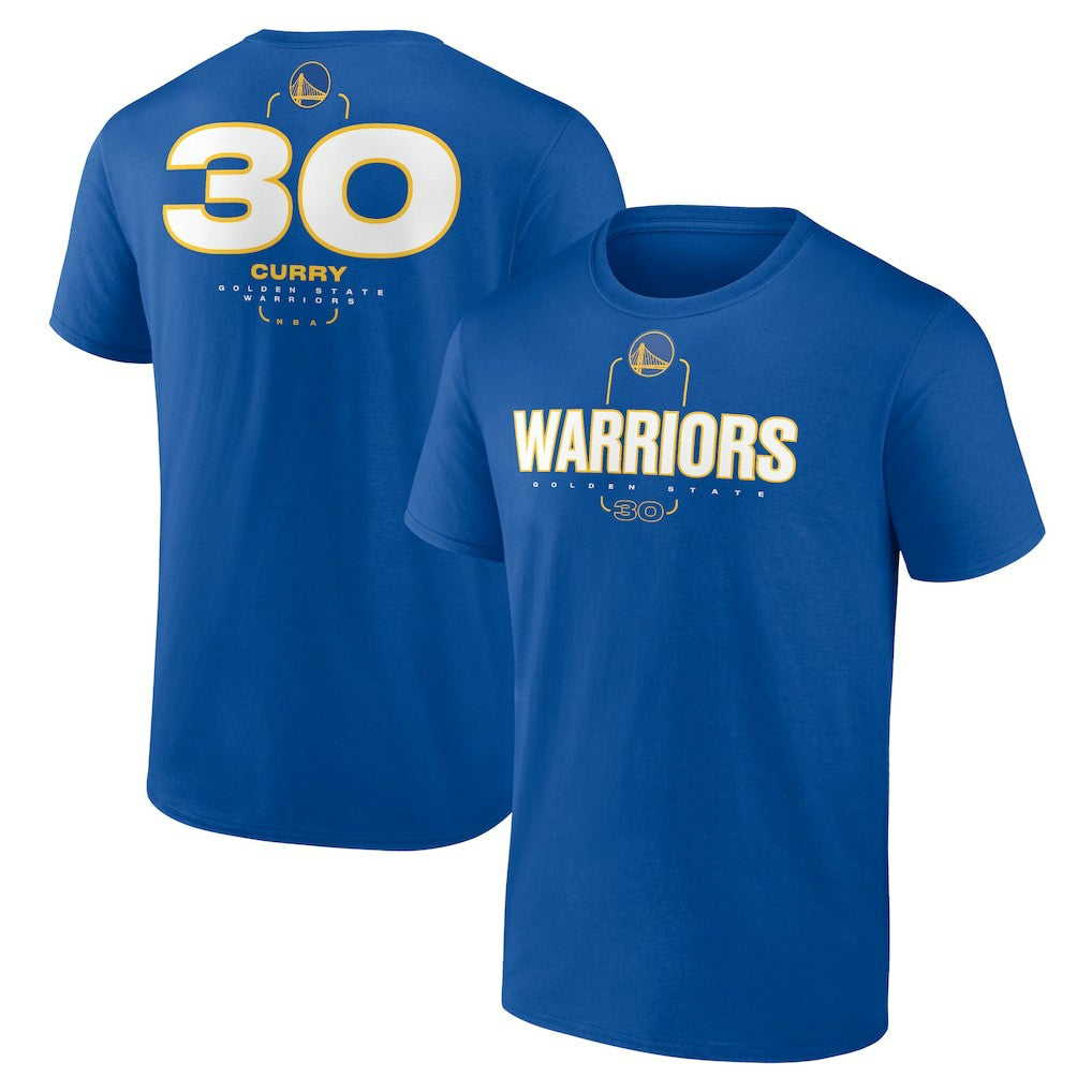 Stephen Curry Golden State Warriors Behind The Back Name & Number T-Shirt sale - Royal discount