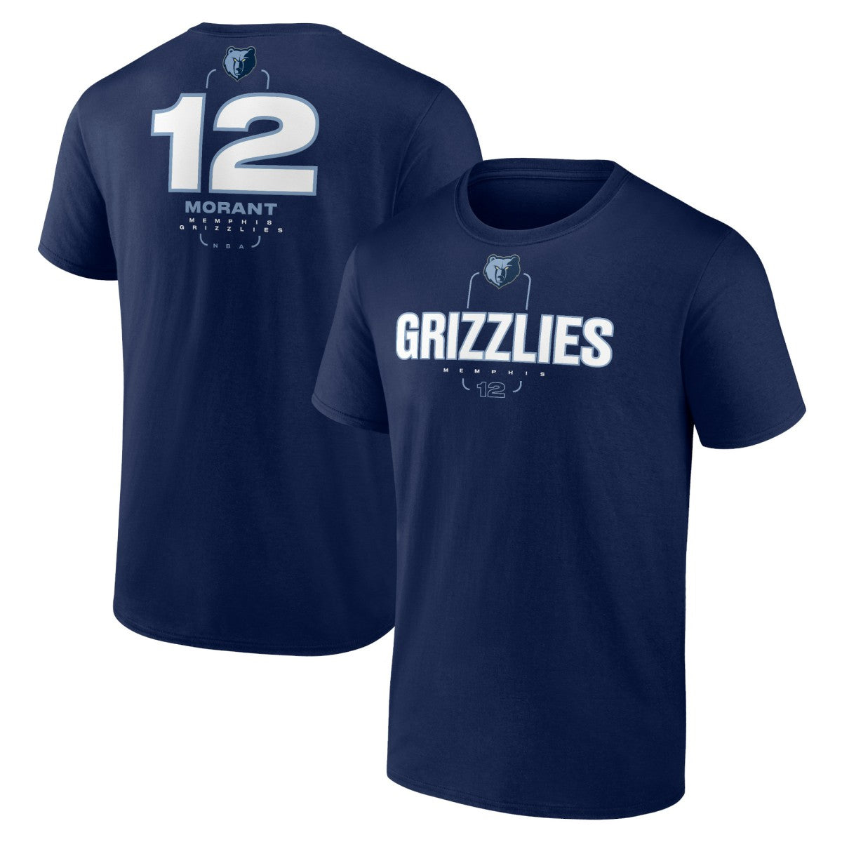 Ja Morant Memphis Grizzlies Behind The Back Name & Number T-Shirt - Navy cheap