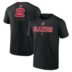 Deandre Ayton Portland Trail Blazers Behind The Back Name & Number T-Shirt - Black outlet