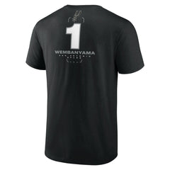 Victor Wembanyama San Antonio Spurs Behind The Back Name & Number T-Shirt - Black on sale