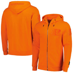 Cincinnati Bengals Pro Standard Triple Tonal Full-Zip Hoodie - Orange discount