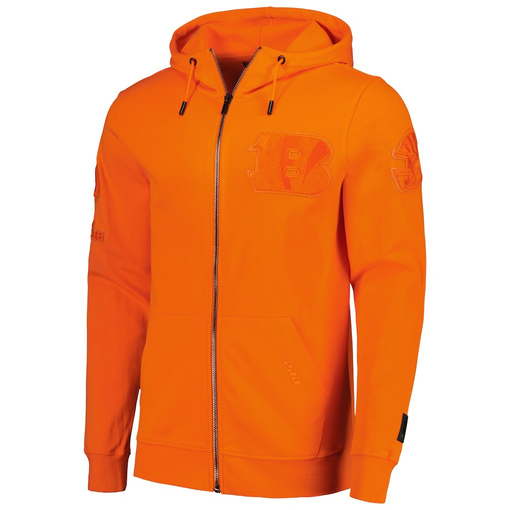 Cincinnati Bengals Pro Standard Triple Tonal Full-Zip Hoodie - Orange discount