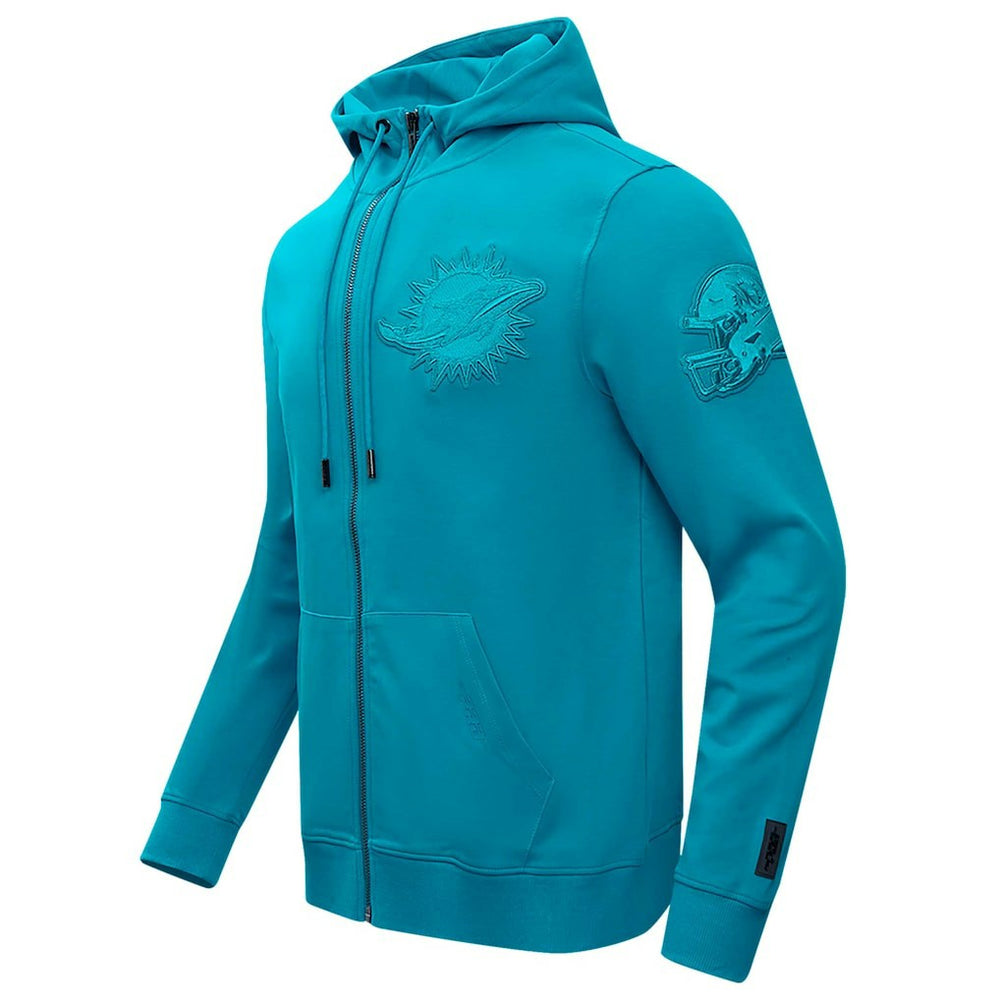 Miami Dolphins Pro Standard Triple Tonal Full-Zip Hoodie - Aqua sale