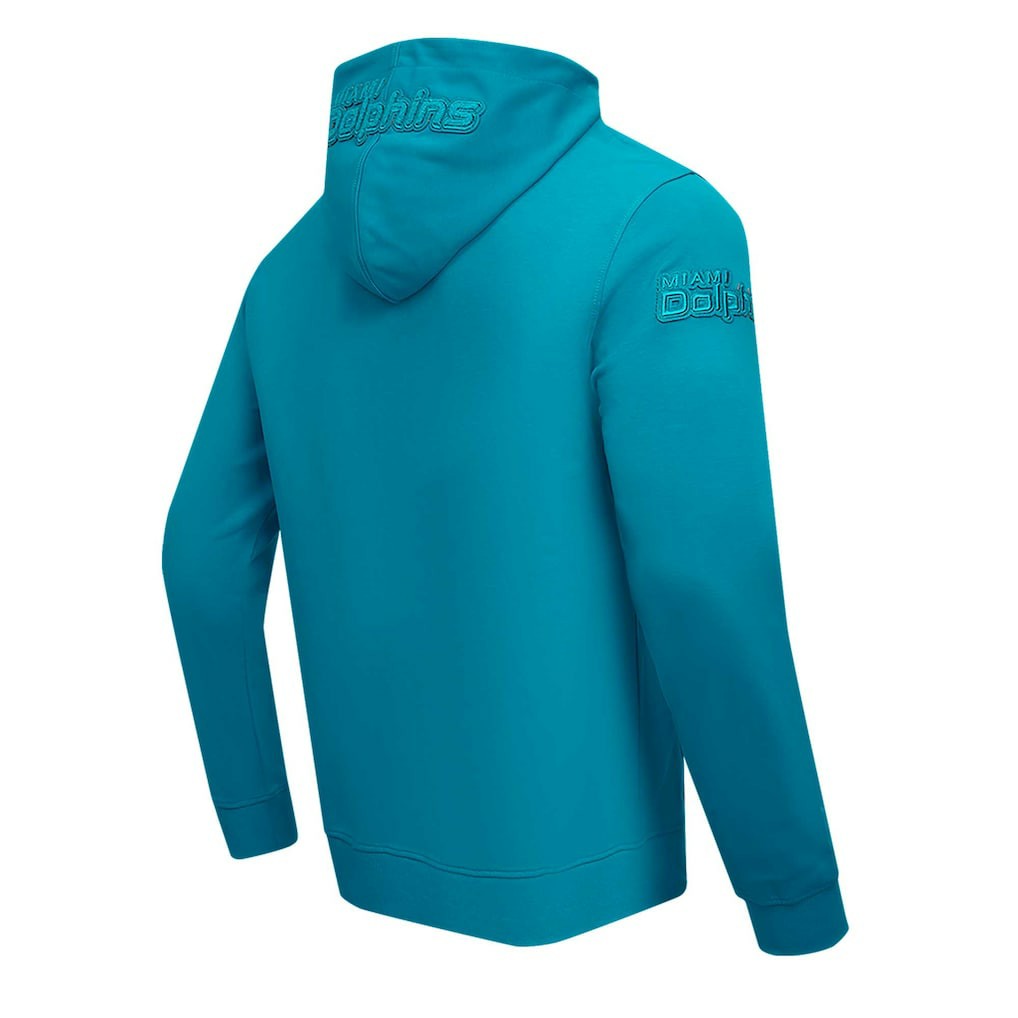 Miami Dolphins Pro Standard Triple Tonal Full-Zip Hoodie - Aqua sale
