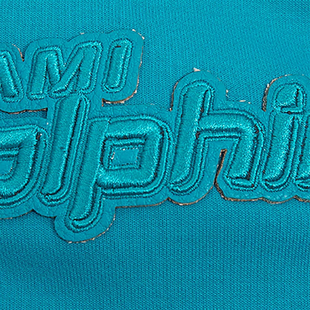 Miami Dolphins Pro Standard Triple Tonal Full-Zip Hoodie - Aqua sale