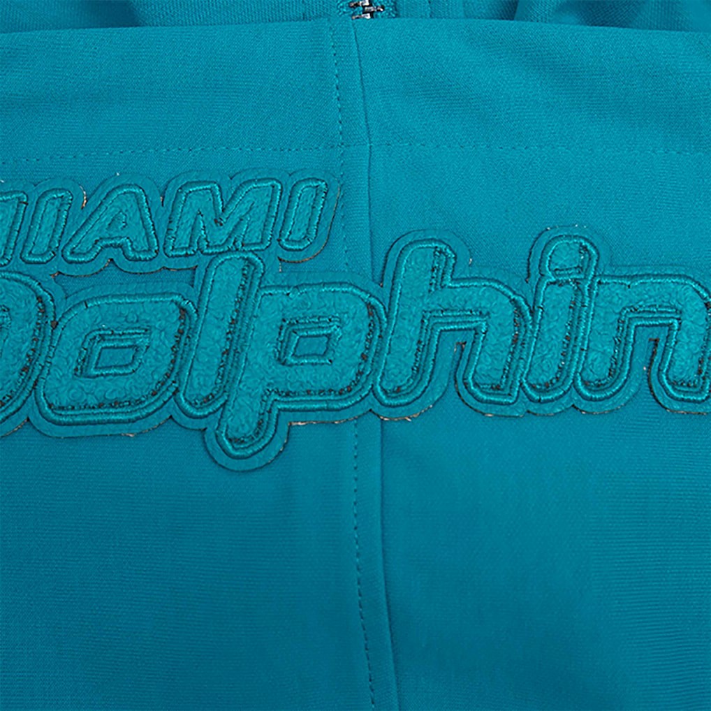 Miami Dolphins Pro Standard Triple Tonal Full-Zip Hoodie - Aqua sale