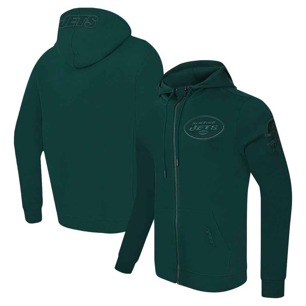New York Jets Pro Standard Triple Tonal Full-Zip Hoodie - Green on sale