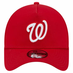 Washington Nationals Team Color A-Frame 9FORTY Adjustable Hat - Red | New Era