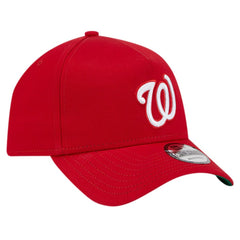 Washington Nationals Team Color A-Frame 9FORTY Adjustable Hat - Red | New Era