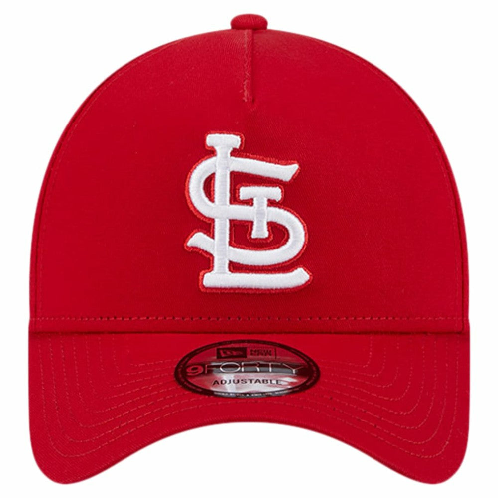 St. Louis Cardinals Team Color A-Frame 9FORTY Adjustable Hat - Red | New Era