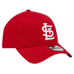 St. Louis Cardinals Team Color A-Frame 9FORTY Adjustable Hat - Red | New Era