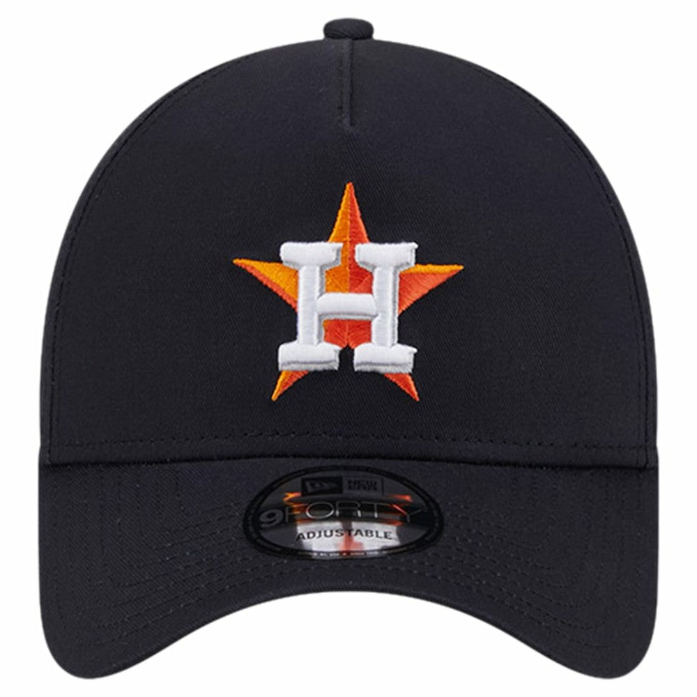 Houston Astros Team Color A-Frame 9FORTY Adjustable Hat - Navy | New Era