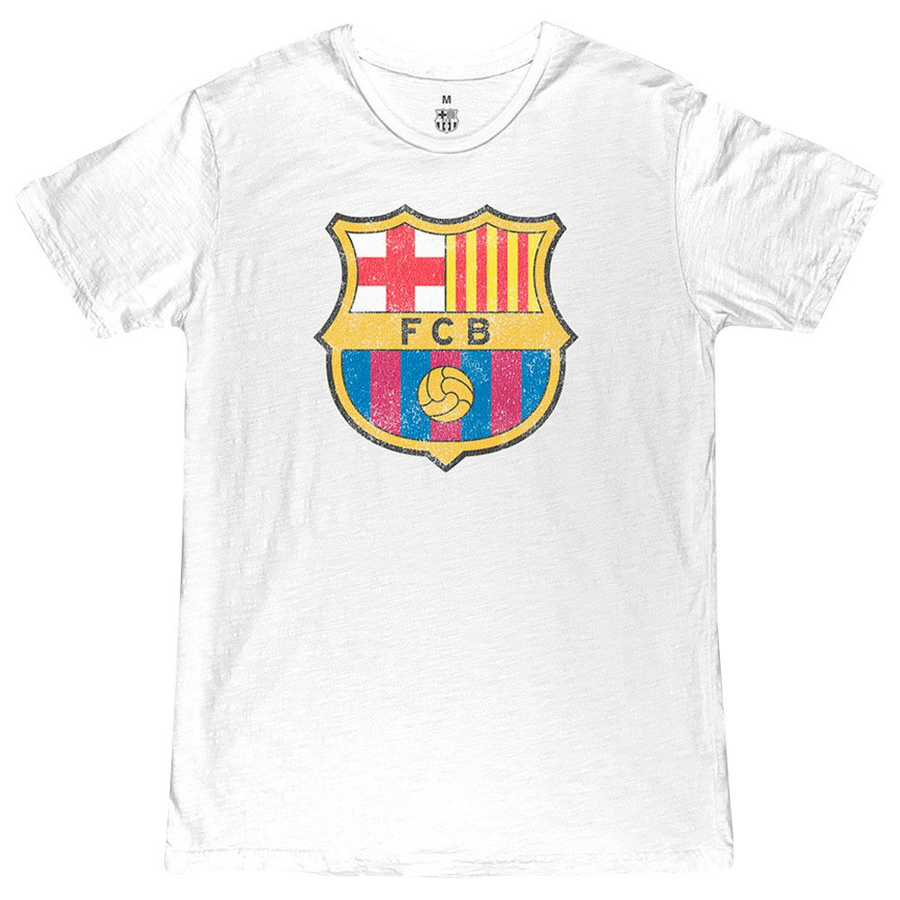 Barcelona 1863FC Color Crest Slub T-Shirt - White cheap