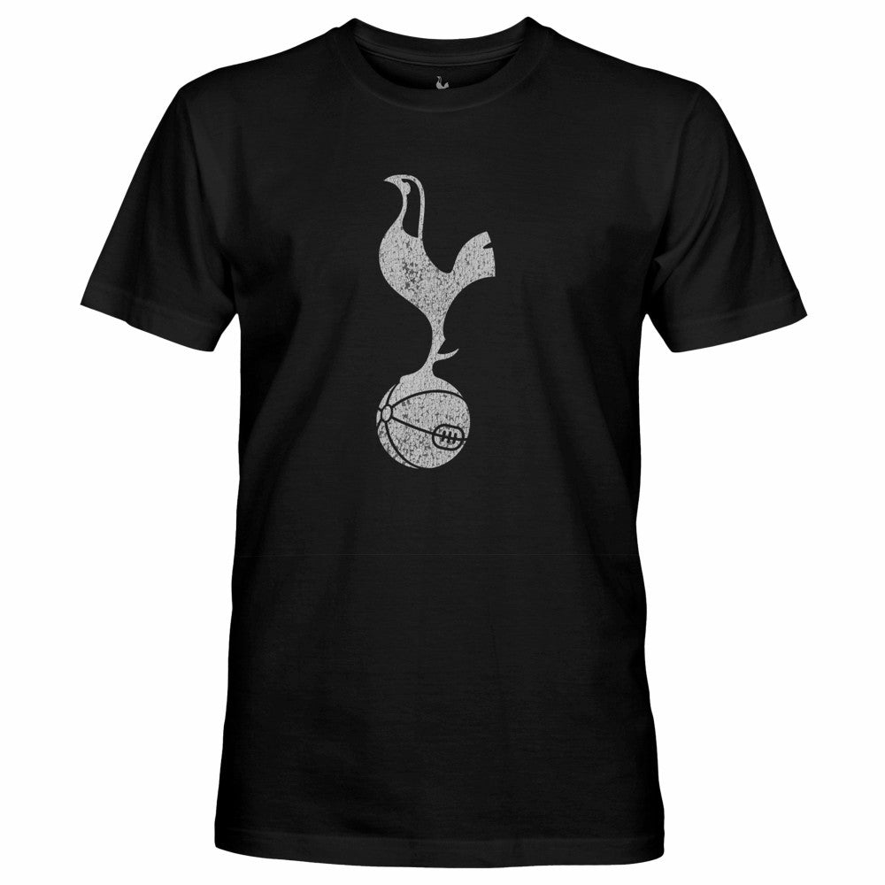 Tottenham Hotspur 1863FC Mono Crest Slub T-Shirt - Black cheap