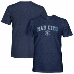 Manchester City 1863FC Wordmark Twisted Tri-Blend Slub T-Shirt - Heather Navy shop