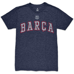 Barcelona 1863FC Wordmark Twisted Tri-Blend Slub T-Shirt - Heather Navy sale