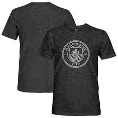 Manchester City 1863FC Mono Crest Twisted Tri-Blend Slub T-Shirt - Heather Black discount