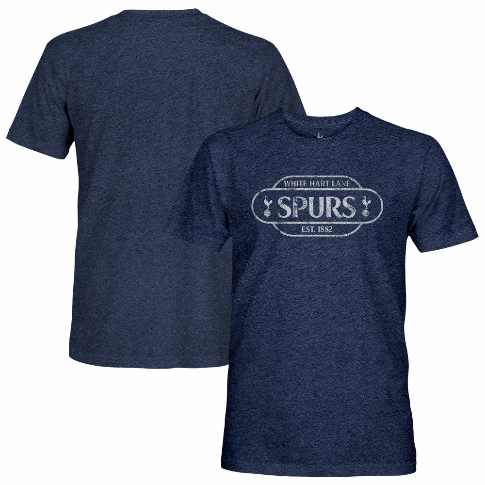 Tottenham Hotspur 1863FC Landmark Twisted Tri-Blend Slub T-Shirt - Heather Navy online