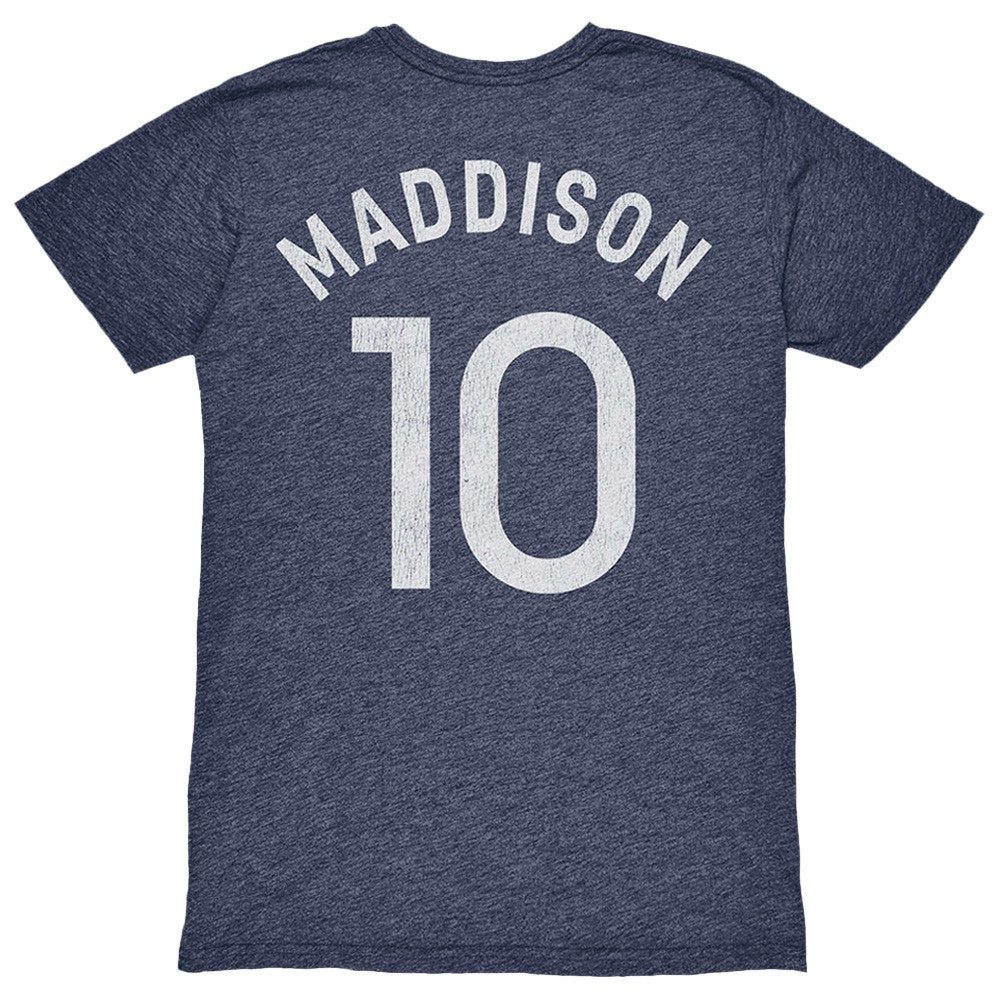 James Maddison Tottenham Hotspur 1863FC Player Name & Number Twisted Tri-Blend Slub T-Shirt - Heather Navy outlet