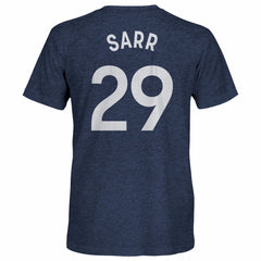 Pape Matar Sarr Tottenham Hotspur 1863FC Player Name & Number Twisted Tri-Blend Slub T-Shirt - Heather Navy outlet