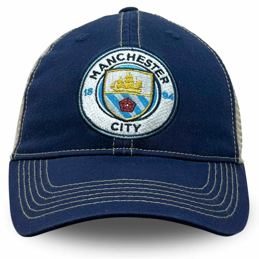 Manchester City 1863FC Trucker Adjustable Hat - Navy cheap