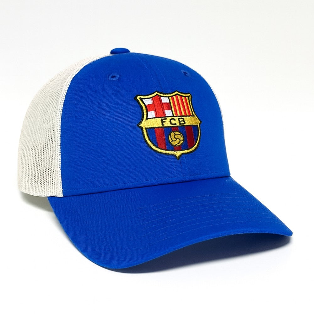 Barcelona 1863FC Washed Trucker Adjustable Hat - Royal on sale