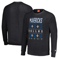 Dallas Mavericks Homage Unisex Holiday Raglan Pullover Sweatshirt sale - Charcoal sale