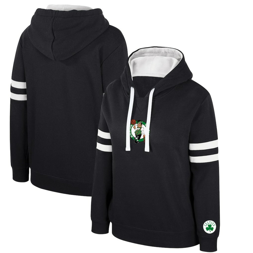 Boston Celtics Stadium Essentials Women's Road Game Pullover Hoodie - Black sale