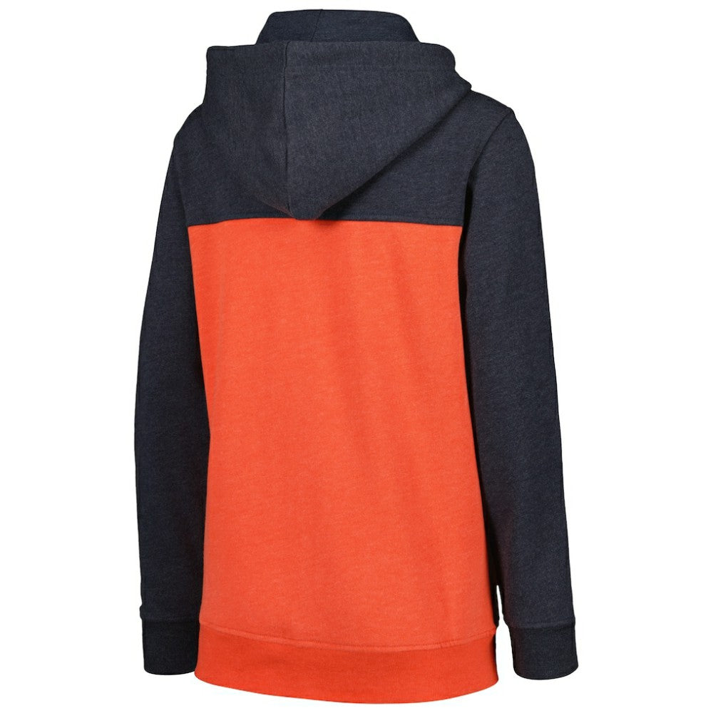 Houston Astros Women's Color Block Full-Zip Hoodie Jacket - Navy | New Era