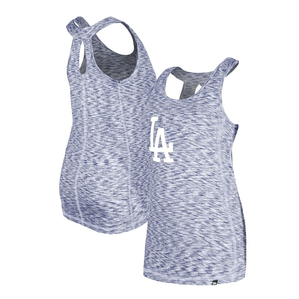 Los Angeles Dodgers Women's Space Dye Keyhole Back Tank Top - Royal | New Era