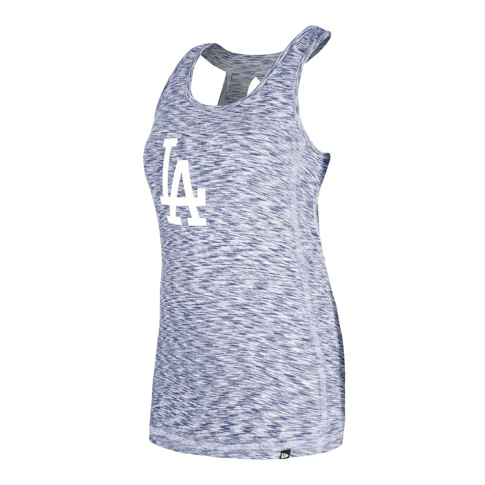 Los Angeles Dodgers Women's Space Dye Keyhole Back Tank Top - Royal | New Era