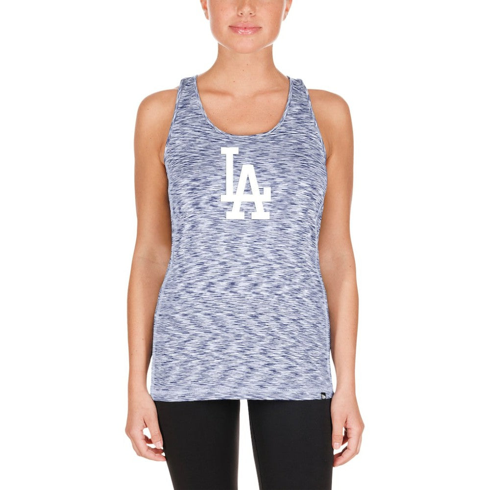 Los Angeles Dodgers Women's Space Dye Keyhole Back Tank Top - Royal | New Era