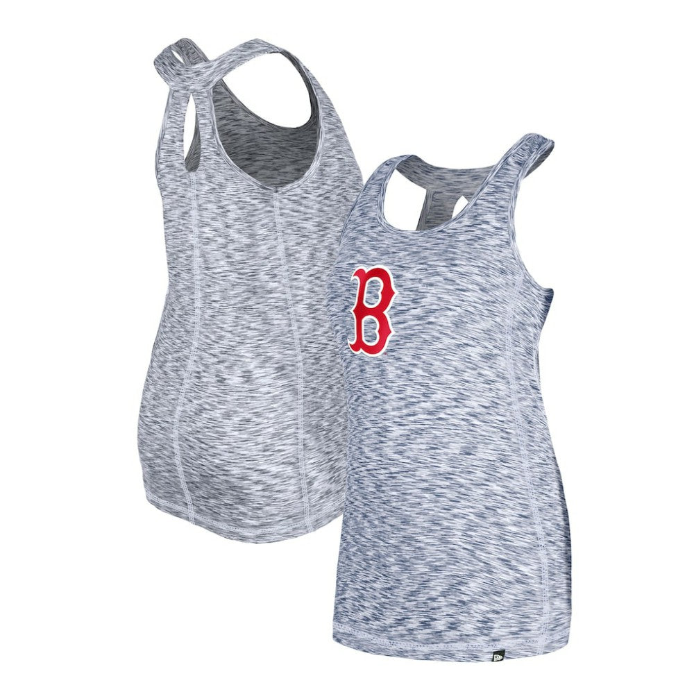 Boston Red Sox Women's Space Dye Keyhole Back Tank Top - Navy | New Era