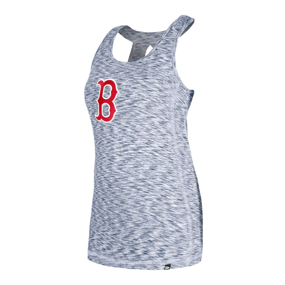 Boston Red Sox Women's Space Dye Keyhole Back Tank Top - Navy | New Era
