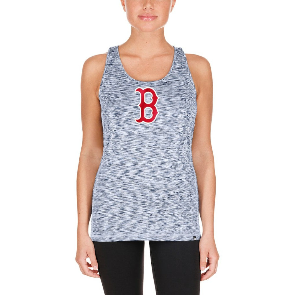 Boston Red Sox Women's Space Dye Keyhole Back Tank Top - Navy | New Era