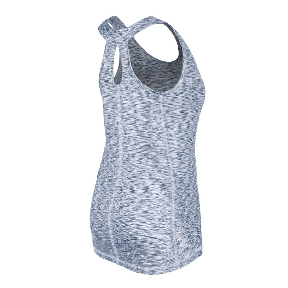 Houston Astros Women's Space Dye Keyhole Back Tank Top - Navy | New Era