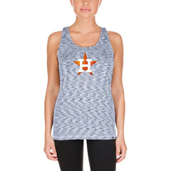 Houston Astros Women's Space Dye Keyhole Back Tank Top - Navy | New Era