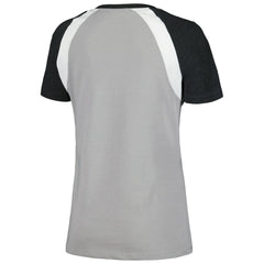 Chicago White Sox Women's Heathered Raglan V-Neck T-Shirt - Gray | New Era