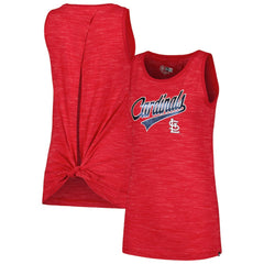 St. Louis Cardinals Women's Space-Dye Active Tank Top - Red | New Era