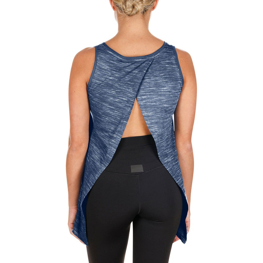 Houston Astros Women's Space-Dye Active Tank Top - Navy | New Era