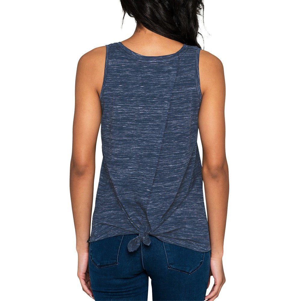 Houston Astros Women's Space-Dye Active Tank Top - Navy | New Era